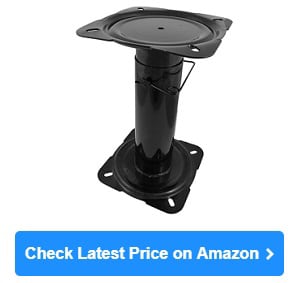 Details about   Adjustable Marine Boat Seat Pedestal Base Post Mount Swivel Chair Bass Fishing 