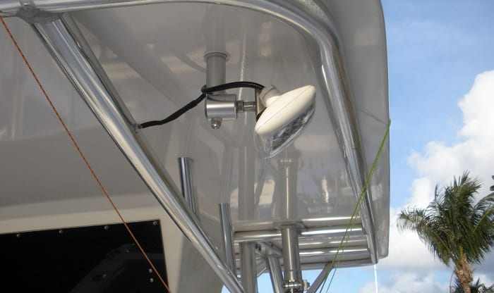 Anywayled 2 Pack White Spreader LED Deck/Marine Lights for Boat Flood Light T-Top Boat Marine LED Lights Spotlight Spreader Beam Flood Deck Light Cold White DC 12V 24V 