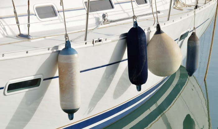 6 sizes Original Ocean Boat Fender U Series in white Optimal fender for your boat