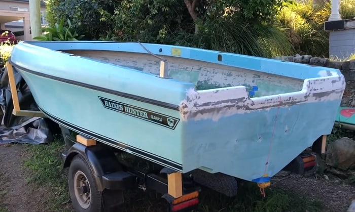 how to reinforce a fiberglass boat transom