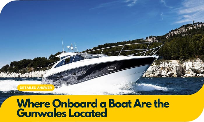 where onboard a boat are the gunwales located