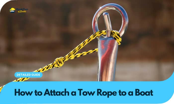 how to attach a tow rope to a boat