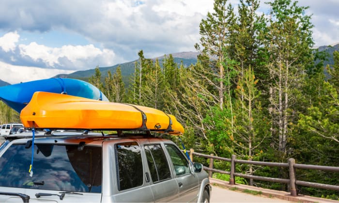 kayak-locked-on-the-roof-rack-all-day