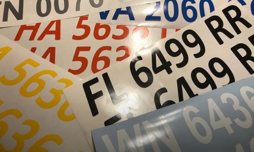 Display-the-Registration-Numbers