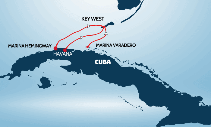 Routes for Cuba From Key West